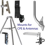 Soportes para equipo local del cliente (CPE) Ubiquiti, antenas, puentes y puntos de acceso