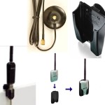 Soportes para antenas y adaptadores USB