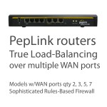 Los routers PepLink realmente equilibran la carga - no solamente tolerancia a los fallos. Routers inalambricos para ISPs y empresas.