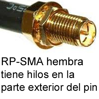 Conector RP-SMA Hembra