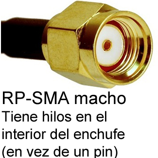 Cable de RP-SMA macho