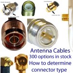 Tipos de conectores para cables de antena: compatibilidad con enchufes de antena; género de los conectores; enlaces a una gran selección de coletas para cables de antena.