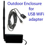 Cajas & kits relacionados para ajustar el adaptador USB WiFi en exteriores y lugares altos, en los que pueda recibir y enviar señales mucho más fuertes.