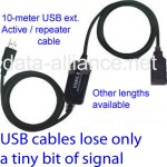Cables USB: coloque su adaptador de WiFi en una posición elevada & en la línea del alcance para una señal de aún más larga distancia: los cables de USB pierden muy poca potencia de la señal WiFi
